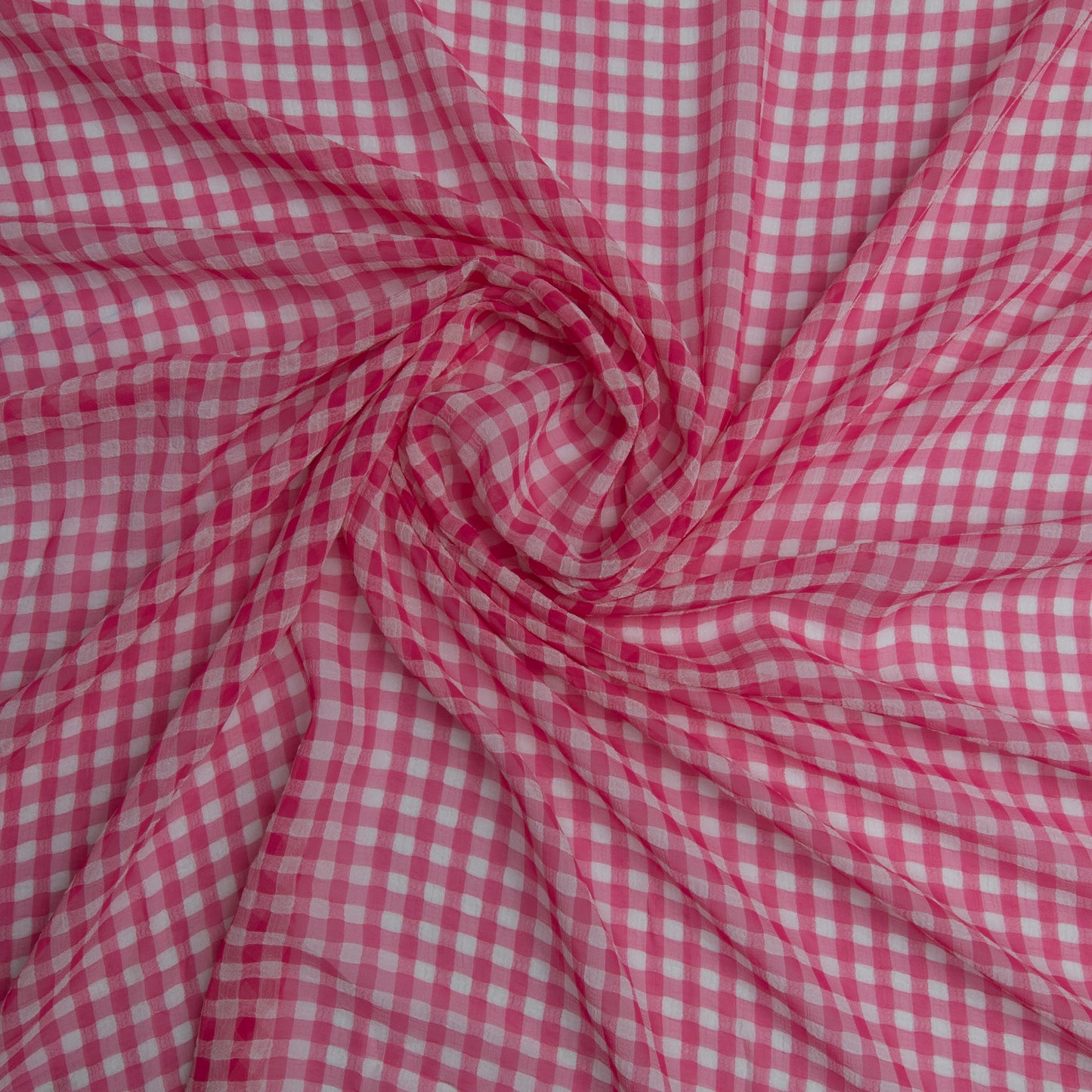 Chiffon Vichy Médio Pink