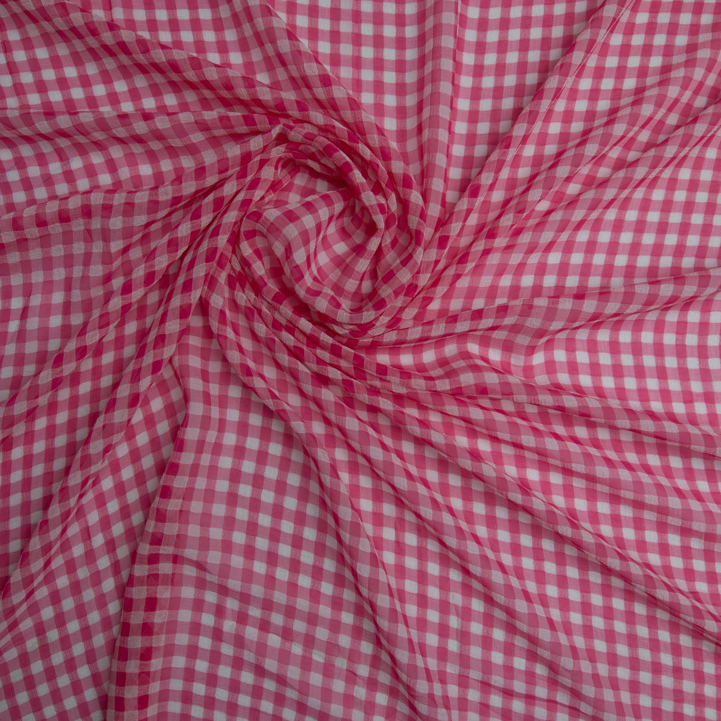 Chiffon Vichy Médio Pink