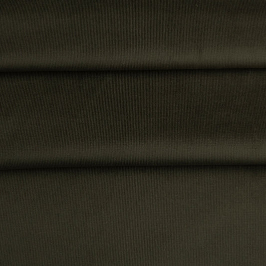 Veludo Cotele  Fino Com Elastano  Preto