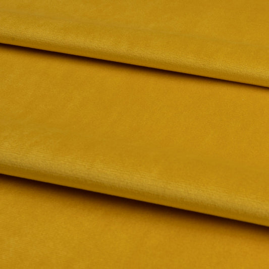 Veludo Cotele  Fino Com Elastano  Amarelo