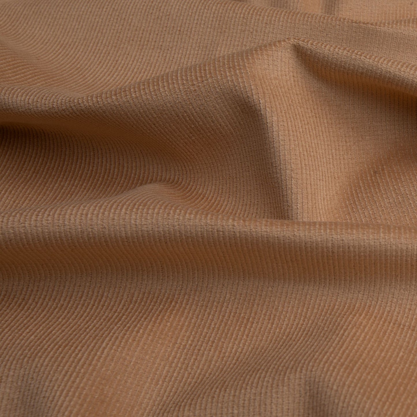 Veludo Cotele  Fino Com Elastano  Caramelo