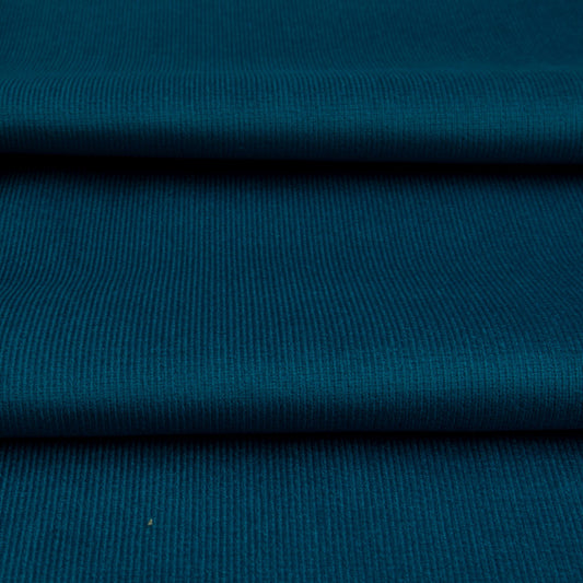 Veludo Cotele  Fino Com Elastano  Azul Furtivo
