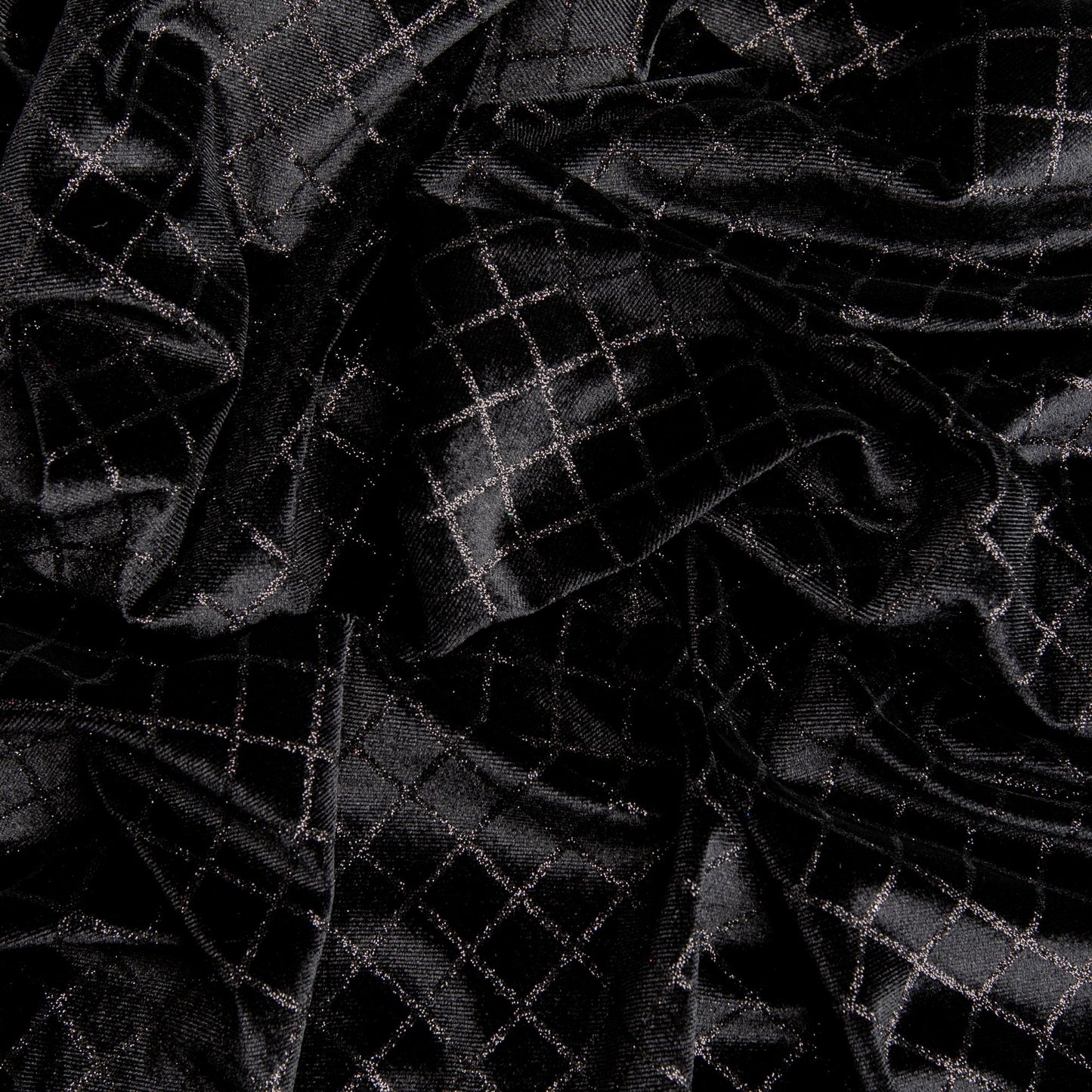 Veludo  Diamond  Preto