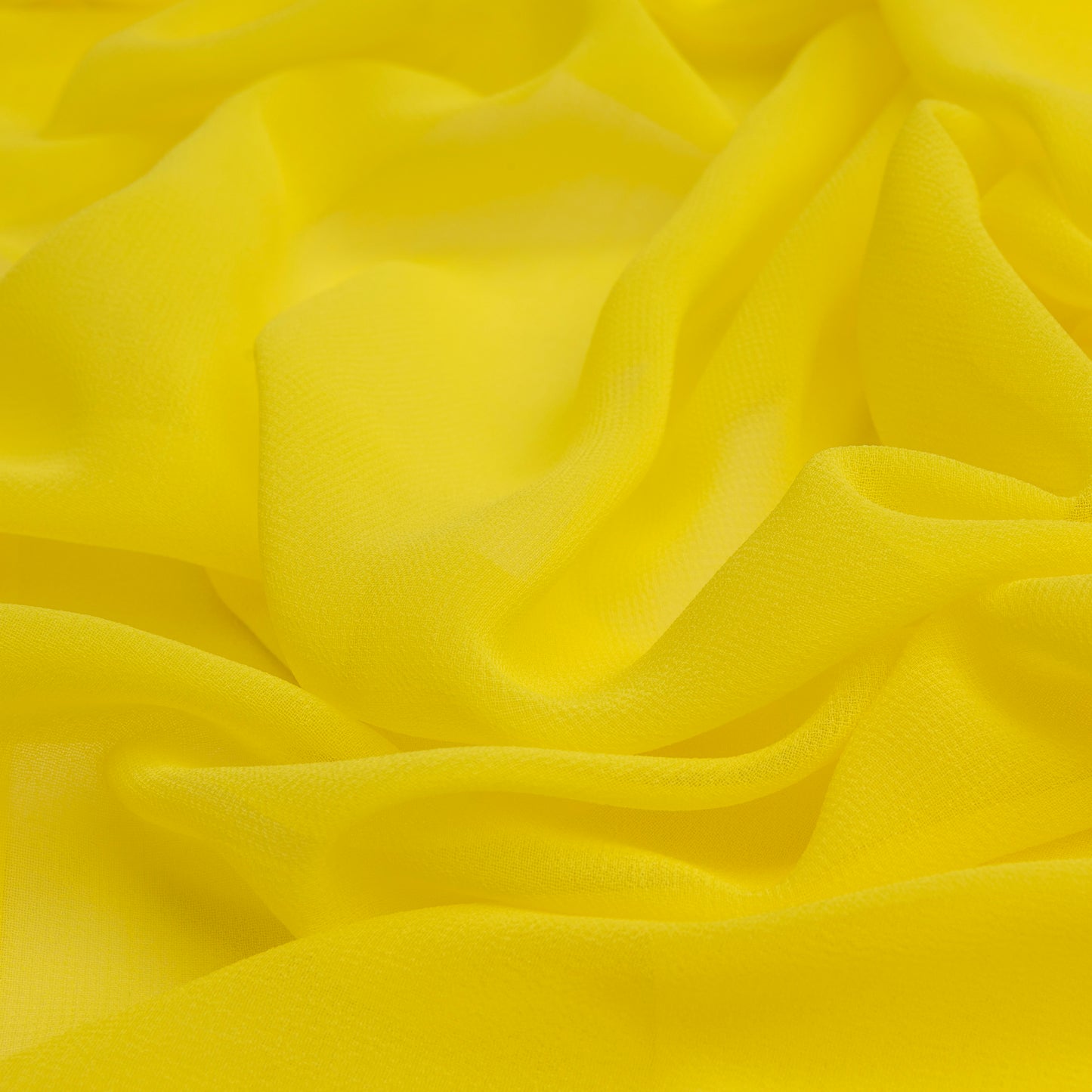 Chiffon Toque De Seda  Amarelo