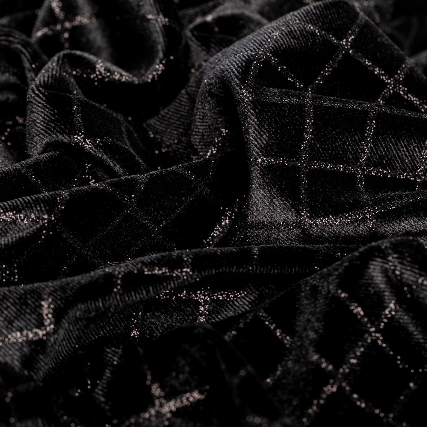 Veludo  Diamond  Preto