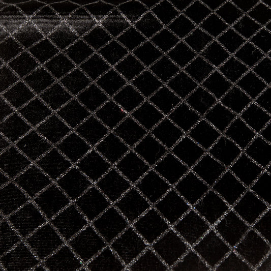 Veludo  Diamond  Preto